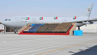 The 47th graduation ceremony of Air Cadet and Cadet Pilot officers is held at Khalifa bin Zayed Air College in Al Ain on Monday. Wam