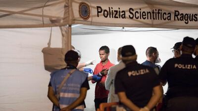 Nearly 4,300 people were detected making illegal border crossings in May via Europe’s main migratory routes. AP