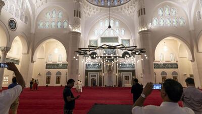 The mosque is also equipped to welcome non-Muslim visitors and lovers of knowledge from around the world