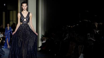 Zuhair Murad’s spring/summer 2019 couture collection. EPA