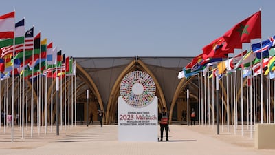 The week-long IMF and World Bank meeting ended on Sunday in Marrakesh. Bloomberg