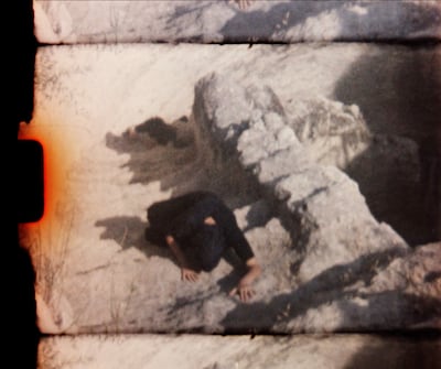 Noor Abed worked with the performer Maya Khaldi for the film 'our songs were ready for all wars to come', 2021. Photo: Noor Abed and Ikon Gallery