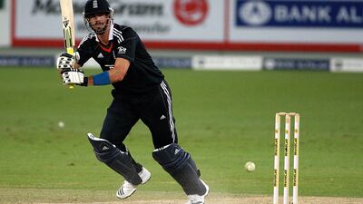 7) Kevin Pietersen: 1,176 runs from 37 matches. High score: 79. Strike rate 141.51. Pawan Singh / The National