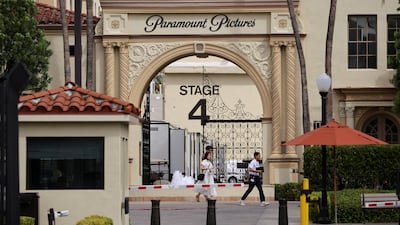 The Paramount studio site in Hollywood. David Ellison completed the merger of his Skydance Media film production company with Paramount in 2025. Reuters