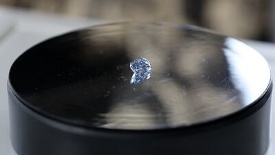 The rough stone, weighing almost 40 carats, was unearthed in April 2021 at the Cullinan mine in South Africa.