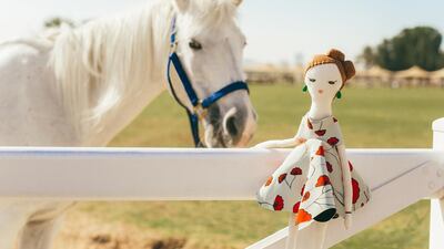 Poppy by Tata Naka, at Dubai Polo & Equestrian Club. Courtesy S*uce