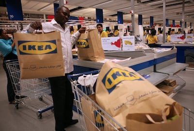 Expect plenty of trips to furniture shops when relocating to a new city. Paulo Vecina / The National