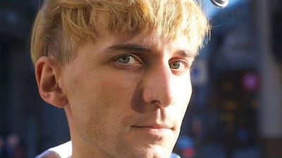 Cyborg artist Neil Harbisson is appearing at next month’s Dubai Canvas Festival. Courtesy Government of Dubai Media Office