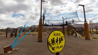 Children are free to play. Chris Whiteoak / The National