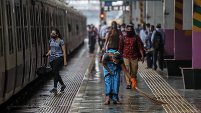 Thousands of overqualified people are competing for 15 positions as security guards, drivers, street sweepers and office helpers. EPA