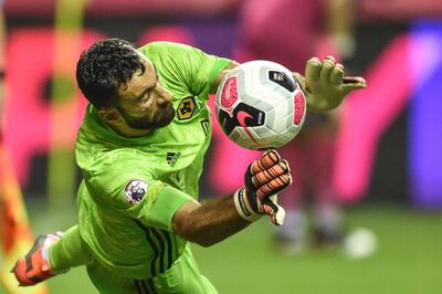 Rui Patricio is one of the Wolves players with plenty of experience of playing in European competitions. AFP