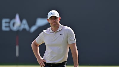 Rory McIlroy struggled along with other big names at the Dubai Desert Classic on Thursday. AFP