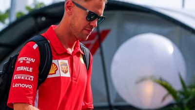 Sebastian Vettel has blamed himself for some of his problems in this season's Formula One title race. EPA