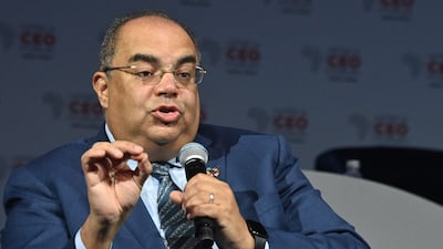 Mahmoud Mohieldin was appointed a UN climate champion before Egypt hosted Cop27 last year in Sharm El Sheikh. AFP