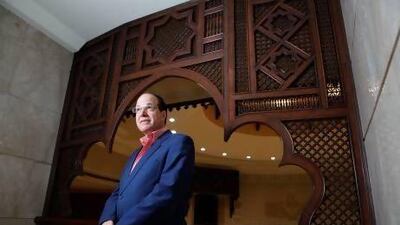 The Egyptian author Nasser Iraq believes Dubai has much to offer writers because of the world's growing interest in the region. Sarah Dea / The National