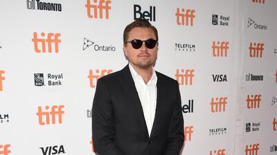 Leonardo DiCaprio attends the 'And We Go Green' premiere during the Toronto International Film Festival on September 8, 2019. AP