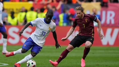 Never been on the losing side in major tournament match for France and has been one of the best players at Euro 2024 so far. Some engine on the Al Ittihad midfielder who glides around pitch and is heartbeat of French side. AP