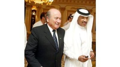 Sepp Blatter and Mohamed bin Hammam have worked at Fifa for many years.