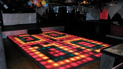 The original disco floor from the 1977 movie Saturday Night Fever is up for auction in the US. Courtesy Profiles in History / via Reuters