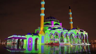 The spectacular Sharjah Masjid. EPA