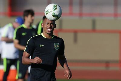 Brazil’s Gabriel Jesus. Eraldo Peres / AP Photo