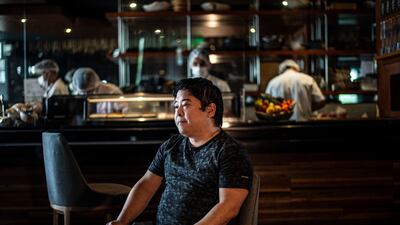 Peruvian Nikkei chef Mitsuharu Tsumura at Maido, his high-cuisine restaurant in Lima.