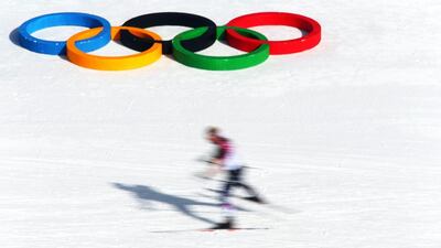 An athlete competes in the Men’s 50 km Mass Start Free during Day 16 of the Sochi 2014 Winter Olympics at Laura Cross-country Ski & Biathlon Center on February 23, 2014 in Sochi, Russia. Alexander Hassenstein/Getty Images
