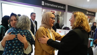 Parliamentary Under-Secretary of State for Scotland Kirsty McNeill meets the medical students from Afghanistan