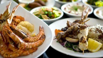 Iftar at Silk Route Cafe at the Holiday Inn Abu Dhabi.