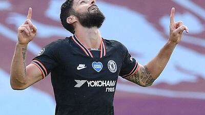 Chelsea v Manchester City (11.15pm): And we save the best until last in this round of matches. Frank Lampard's men moved a step closer to securing a top-four berth when they came back from a goal down to beat Aston Villa, courtesy of quickfire goals from Christian Pulisic and Olivier Giroud. Pep Guardiola's City started their return by blitzing Arsenal 3-0 at the Etihad, then battering Burnley 5-0 on Monday, despite making eight changes to their starting line-up. Prediction: Chelsea 2 Manchester City 2. EPA