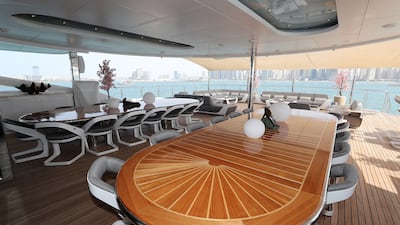 The five-deck 'Moonlight II' is not for sale and is owned by an Emirati.