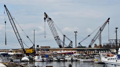 A view of a closed Sidon port as part of the preventive measures against the ongoing coronavirus pandemic, in Sidon (Saida), Lebanon. According to reports, Lebanon registered 163 cases from the COVID-19 disease caused by the SARS-CoV-2 coronavirus. EPA
