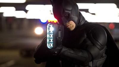 Christian Bale as Batman in The Dark Knight Rises; Courtesy Warner Bros Pictures