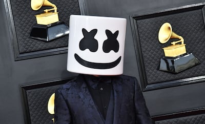 US DJ Marshmello performed as part of Jeddah Season 2019. AFP