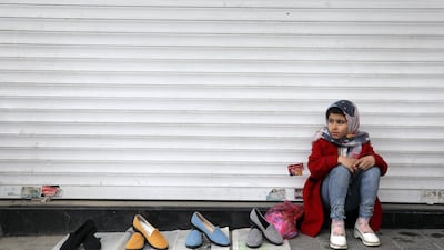 The Iranian economy contracted by seven per cent in 2019. AP