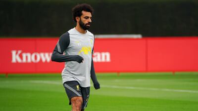 Liverpool's Mohamed Salah. PA