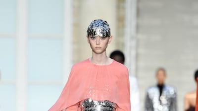 A look by Givenchy Haute Couture. Getty