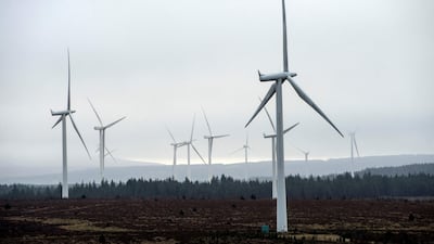 Prime Minister Boris Johnson will focus on wind power as he seeks to cut the UK's dependence on fossil fuels. AFP