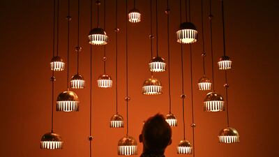 Ephyra by Jeremy Anderson at Gallery Fumi, part of an art fair, in Berkeley Square, London. AFP