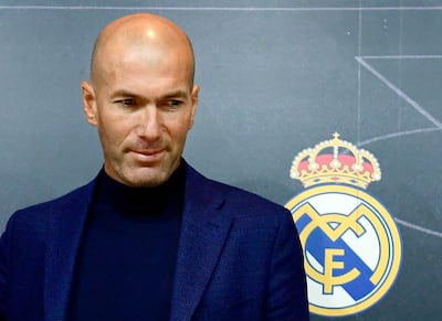 Zinedine Zidane announced his resignation as Real Madrid manager on May 31, 2018. AFP