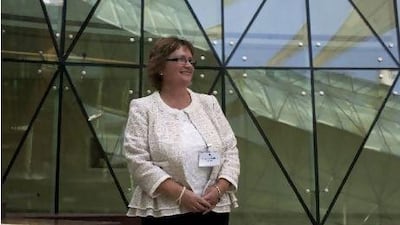 Tamra Bradbury, the principal of Al Bateen Secondary School. Lee Hoagland / The National