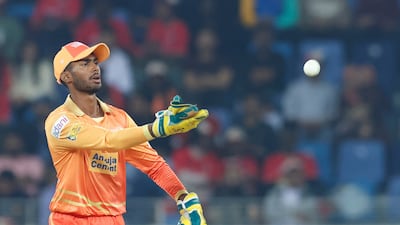 Ashwant Valthapa of Gulf Giants during the DP World International League T20 qualifier against Desert Vipers at the Dubai International Stadium. CREIMAS / ILT20