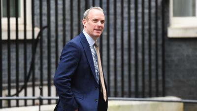Dominic Raab said a deal on the Northern Ireland Protocol is close. Bloomberg