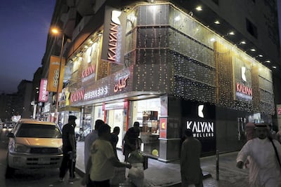 the hustle and bustle of Meena Bazar's busy jewellery shops. Pawan Singh / The National