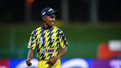 Ethan D’Souza made his debut in the Abu Dhabi T10 against reigning champions Deccan Gladiators at the Zayed Cricket Stadium on Wednesday, November 23, 2022. Photo: T10