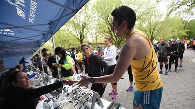 Participants and volunteers of the 2019 UAE Healthy Kidney 10K Run are seen at Central Park.
