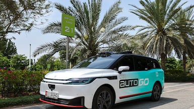 Autogo's autonomous taxis are adapting to challenges posed by GPS navigation glitches. Victor Besa / The National