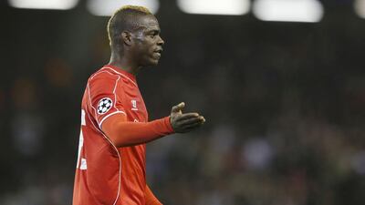Mario Balotelli has appeared in just 12 Premier League matches for Liverpool this season. Phil Noble / Reuters
