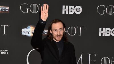 Ben Crompton (Eddison Tollett) at the premiere of season eight of 'Game of Thrones' in Belfast. Getty Images