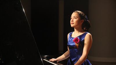 The French pianist Lydie Solomon. Cheick Toure